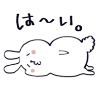 fat rabbit chan sticker #11281512