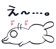fat rabbit chan sticker #11281513
