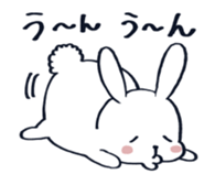 fat rabbit chan sticker #11281514