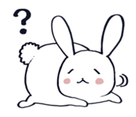 fat rabbit chan sticker #11281515