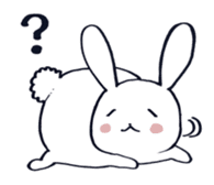 fat rabbit chan sticker #11281515