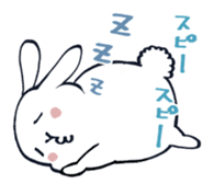 fat rabbit chan sticker #11281517