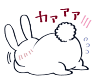 fat rabbit chan sticker #11281518