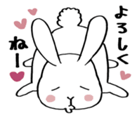 fat rabbit chan sticker #11281521