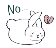 fat rabbit chan sticker #11281526