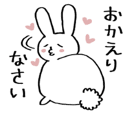 fat rabbit chan sticker #11281529