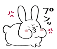 fat rabbit chan sticker #11281536