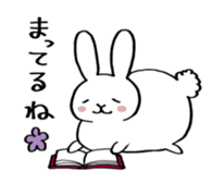 fat rabbit chan sticker #11281540