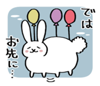 fat rabbit chan sticker #11281551