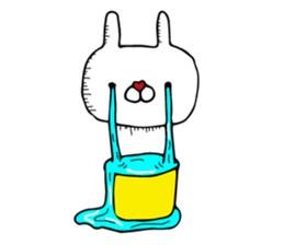 Fun! bear and rabbit (standard) sticker #11281677