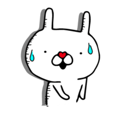 Fun! bear and rabbit (standard) sticker #11281683