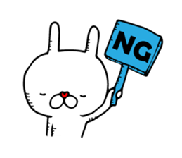 Fun! bear and rabbit (standard) sticker #11281685