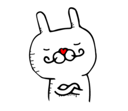 Fun! bear and rabbit (standard) sticker #11281694