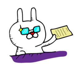 Fun! bear and rabbit (standard) sticker #11281695