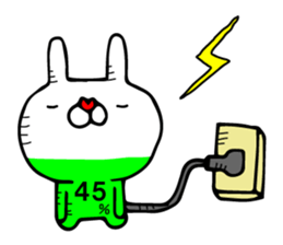 Fun! bear and rabbit (standard) sticker #11281696