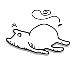 Fun! bear and rabbit (standard) sticker #11281700