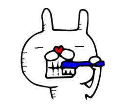 Fun! bear and rabbit (standard) sticker #11281705