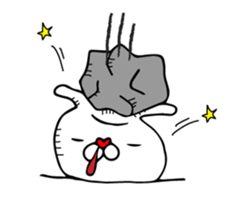 Fun! bear and rabbit (standard) sticker #11281710