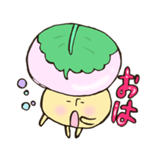 Mr. Japanese confection mushroom sticker #11281712