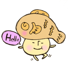 Mr. Japanese confection mushroom sticker #11281713