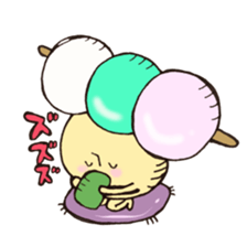 Mr. Japanese confection mushroom sticker #11281717