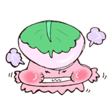 Mr. Japanese confection mushroom sticker #11281725