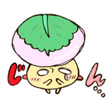 Mr. Japanese confection mushroom sticker #11281738