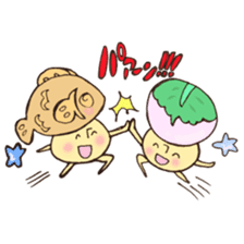 Mr. Japanese confection mushroom sticker #11281742