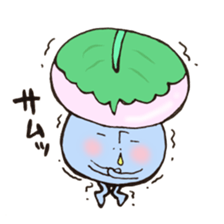 Mr. Japanese confection mushroom sticker #11281745