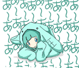 shikoku rabbit sticker #11282033