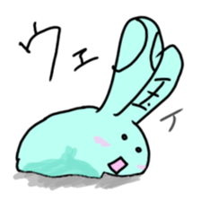 shikoku rabbit sticker #11282035