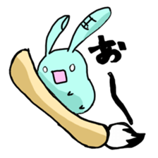 shikoku rabbit sticker #11282037