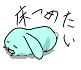 shikoku rabbit sticker #11282051