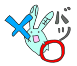 shikoku rabbit sticker #11282053
