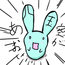 shikoku rabbit sticker #11282055