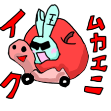 shikoku rabbit sticker #11282058