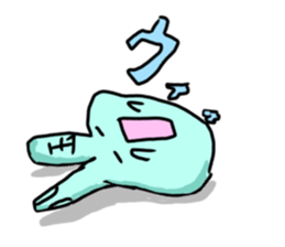 shikoku rabbit sticker #11282063