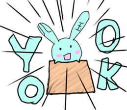 shikoku rabbit sticker #11282068