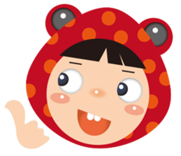 Red frog -KiKi sticker #11282352