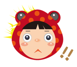 Red frog -KiKi sticker #11282354