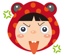 Red frog -KiKi sticker #11282356