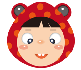 Red frog -KiKi sticker #11282358