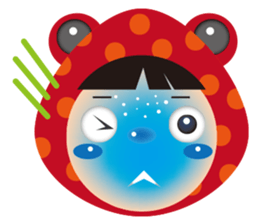 Red frog -KiKi sticker #11282359