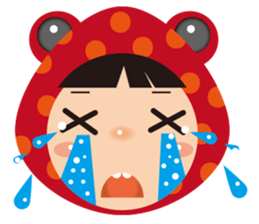 Red frog -KiKi sticker #11282362
