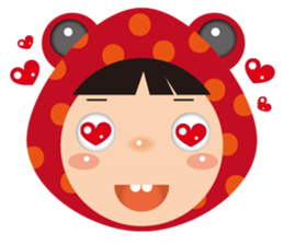 Red frog -KiKi sticker #11282364