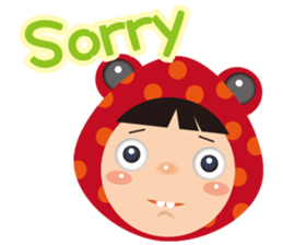 Red frog -KiKi sticker #11282365