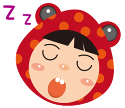 Red frog -KiKi sticker #11282366
