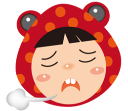 Red frog -KiKi sticker #11282367