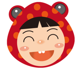 Red frog -KiKi sticker #11282368