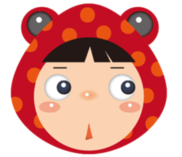 Red frog -KiKi sticker #11282373